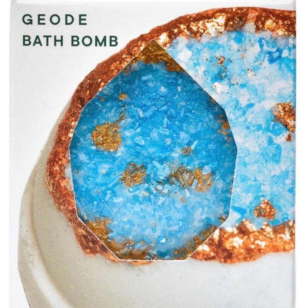 🫧 LATIKA GEODE BATH BOMB TURQUOISE